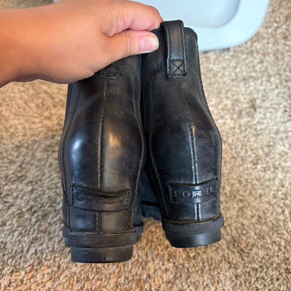 Sorel Joan of Arctic Wedge II black boots - Picture 4 of 6